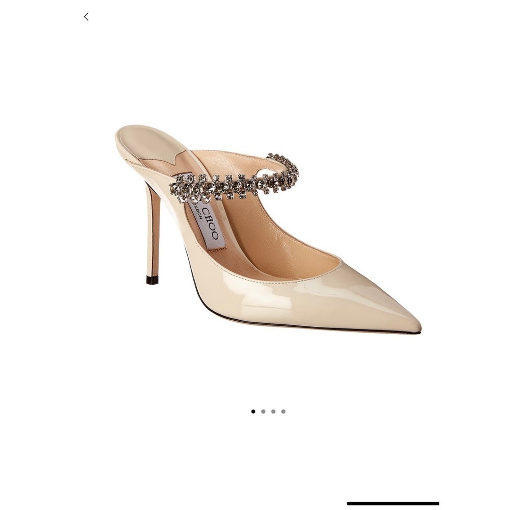 Jimmy Choo Bing 100 Patent Pump sz 38.5